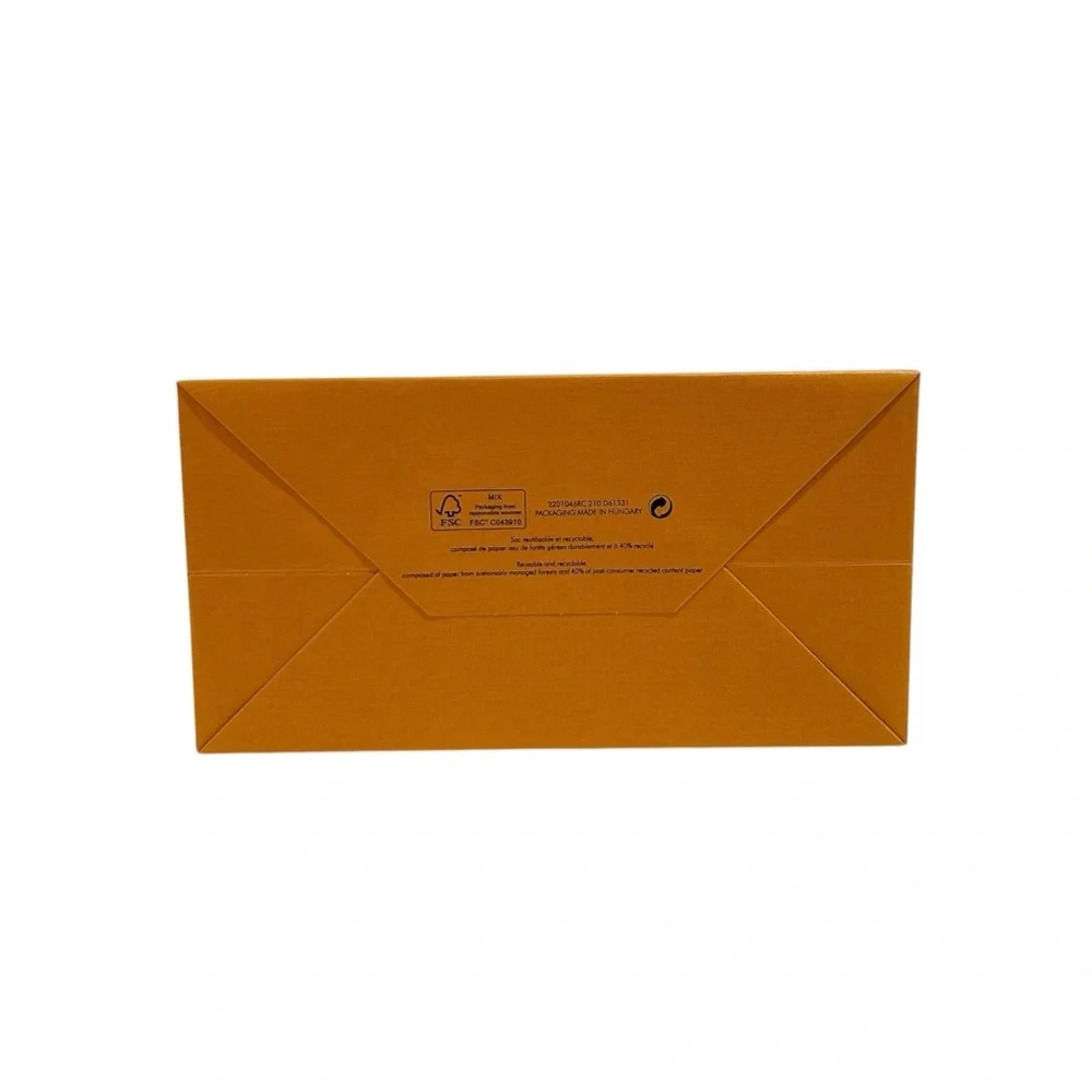 AUTHENTIC LOUIS VUITTON Gift bag Luxury Designer Presentation Orange Blue